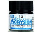 Mr.Acrysion N012 Flat Black - MATOWY - 10ml