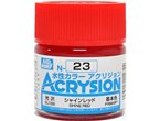 Mr.Acrysion N023 Shine Red - BŁYSZCZĄCY - 10ml