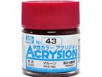 Mr.Acrysion N043 Wine Red - GLOSS - 10ml 