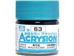 Mr.Acrysion N063 Metallic Blue Green - METALICZNY - 10ml