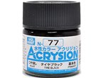 Mr.Acrysion N077 Tire Black - MATT - 10ml 