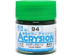 Mr.Acrysion N094 Clear Green - BŁYSZCZĄCY - 10ml