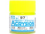 Mr.Acrysion N097 Fluorescent Yellow - BŁYSZCZĄCY - 10ml