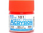 Mr.Acrysion N101 Fluorescent Red - BŁYSZCZĄCY - 10ml