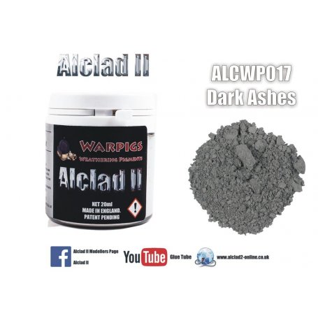 Alclad Wp017 Dark Ashes Grey Pigment 