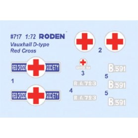 Roden 1:72 Vauxhall D-type Staff Ambulance