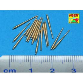 ABER 1:350 Zestaw 16 luf 105mm do niemieckich okrętów