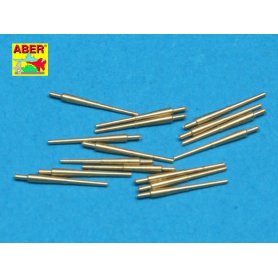 ABER 1:350 Zestaw 16 luf 102mm QF Mark.XVI do brytyjskich okrętów