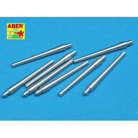 ABER 1:350 Zestaw 8 luf 381mm z osłonami antypodmuchowymi do brytyjskich okrętów