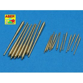 ABER 1:350 Zestaw 8 luf 203mm i 12 luf 105mm do niemieckich krążowników