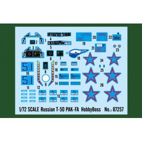 HOBBY BOSS 1:72 Russian T-50 PAK-FA