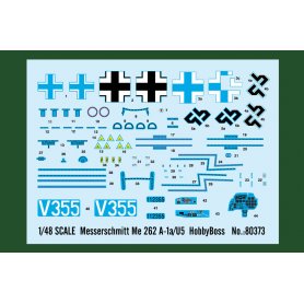 Hobby Boss 1:48 80373 Messerschmitt Me 262 A-1a/U5