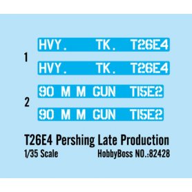 Hobby Boss 1:35 T26E4 Late Production