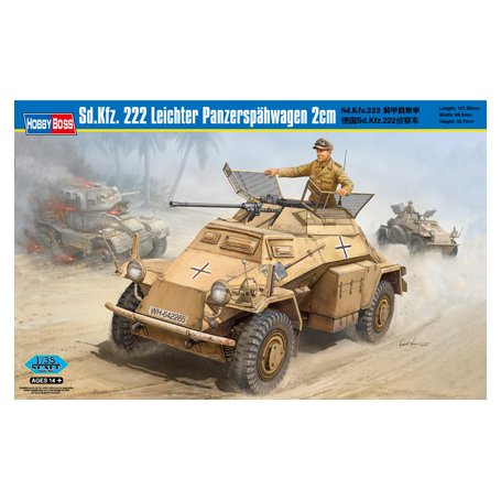 Hobby Boss 1:35 82442 Sd.Kfz. 222 Leichter Panzerspähwagen 2cm