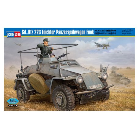 Hobby Boss 1:35 82443 Sd.Kfz. 223 Leichter Panzerspähwagen Funk