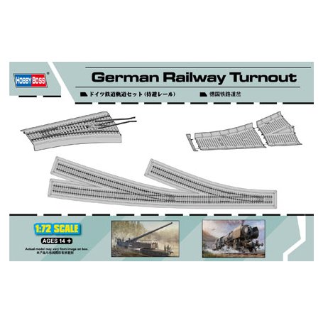 Hobby Boss 1:72 82909 German Railway Turnout