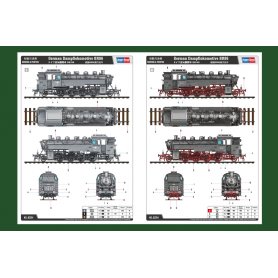 Hobby Boss 1:72 82914 German Dampflokomotive BR86