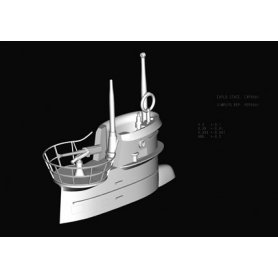 Hobby Boss 1:350 Niemiecka łódź podwodna U-boot type VII C