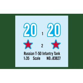 Hobby Boss 1:35 83827 Russian T-50 Infantry Tank