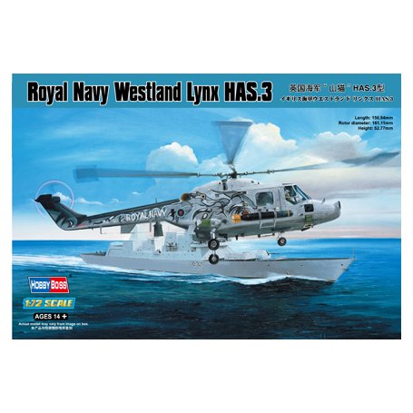 Hobby Boss 1:72 87237 Royal Navy Westland Lynx HAS.3