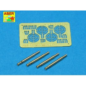 ABER 1:32 Zestaw 4 luf Oerlikon 20mm MG-FF do niemieckich samolotów