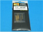 ABER 1:32 Set of 8 metal gun barrels 0.50 Browning M2 for Republic P-47 Thunderbolt 