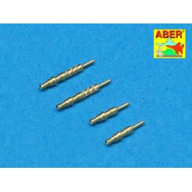 ABER 1:48 Zestaw 4 luf 7,92mm MG-17 do niemieckich samolotów