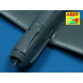 ABER 1:48 Zestaw 4 luf 7,92mm MG-17 do niemieckich samolotów