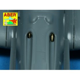 ABER 1:48 Zestaw 4 luf 7,92mm MG-17 do niemieckich samolotów