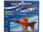Revell 1:72 F-16 MLU SOLO DISPLAY | Model Set | z farbami |