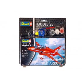 Revell 1:72 BAE Hawk T.1 Red Arrow - MODEL SET - w/paints 