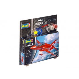 Revell 1:72 BAE Hawk T.1 Red Arrow | Model Set | Zestaw z farbami |