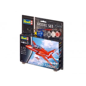 Revell 1:72 BAE Hawk T.1 Red Arrow | Model Set | Zestaw z farbami |