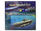 Revell 1:72 U-Boot Type XXVIIB Seehund | Model Set | z farbami |