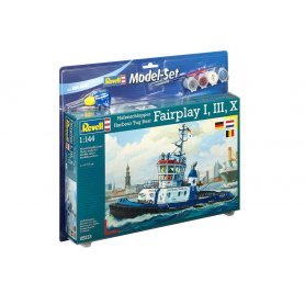 Revell 1:144 Holownik portowy Fairplay I, III, IX | Model Set | Zestaw z farbami |