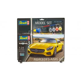 Revell 1:24 Mercedes-AMG GT - MODEL SET - z farbami