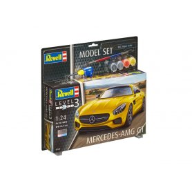 Revell 1:24 Mercedes-AMG GT | Model Set | Zestaw z farbami |