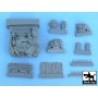 Black Dog Steyr Type 1500A/01 accessories set for Tamiya 32549, 25 resin parts