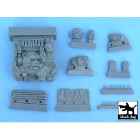 Black Dog Steyr Type 1500A/01 accessories set for Tamiya 32549, 25 resin parts