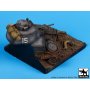 Black Dog 1:35 Zniszczony Pz.Kpfw.38t | Podstawka pod figurki |