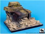 Black Dog 1:35 BASE - Destroyed Pz.Kpfw.II 