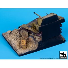 Black Dog 1:35 Zniszczony Pz.Kpfw.II | Podstawka pod figurki |