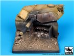 Black Dog 1:35 PODSTAWKA - Zniszczony M1A1 Abrams