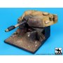 Black Dog 1:35 Zniszczony M1A1 Abrams | Podstawka pod figurki |