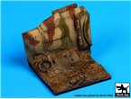 Black Dog 1:35 BASE - Destroyed Sd.Kfz.250 