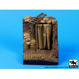 Black Dog Trench entrance WW I base
