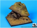 Black Dog 1:35 BASE - Destroyed BTR 60 