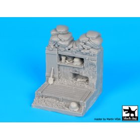 Black Dog 1:35 Okop WWI cz.2 | Podstawka pod figurki |