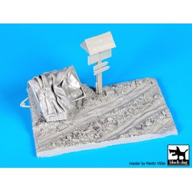 Black Dog 1:35 Droga z przyczepą | Podstawka pod figurki |