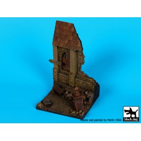 Black Dog 1:35 Zrujnowany dom | Podstawka pod figurki |